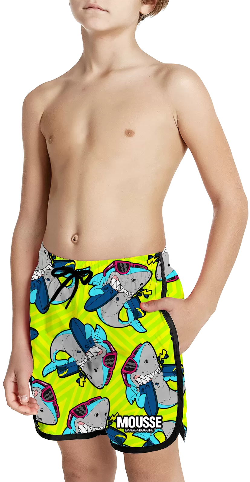 Boardshort shark bite