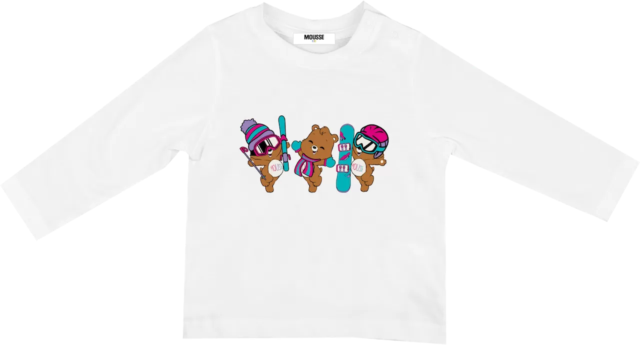 T-shirt ml neonato teddy sky