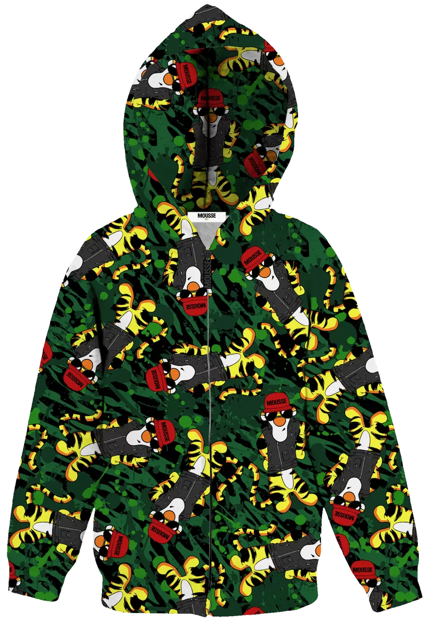 Felpa zip boss tiger