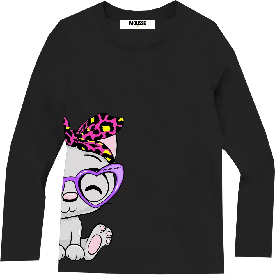 T-shirt manica lunga cat
