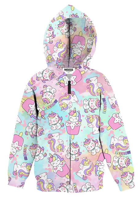 Felpa zip vaporunicorn