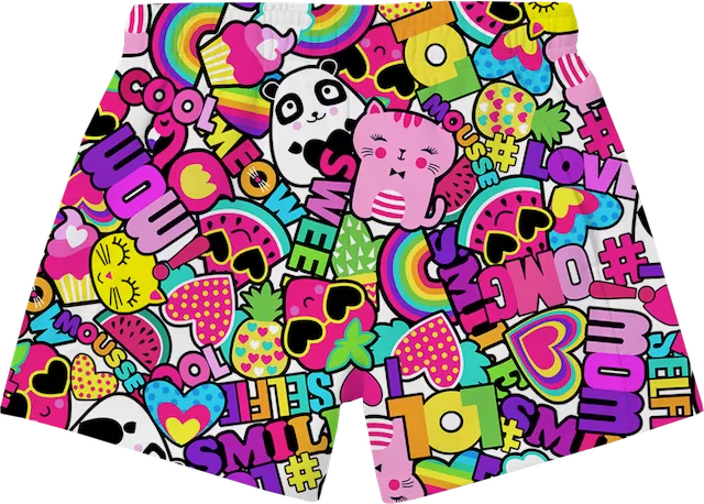 Shorts felpa girl pop