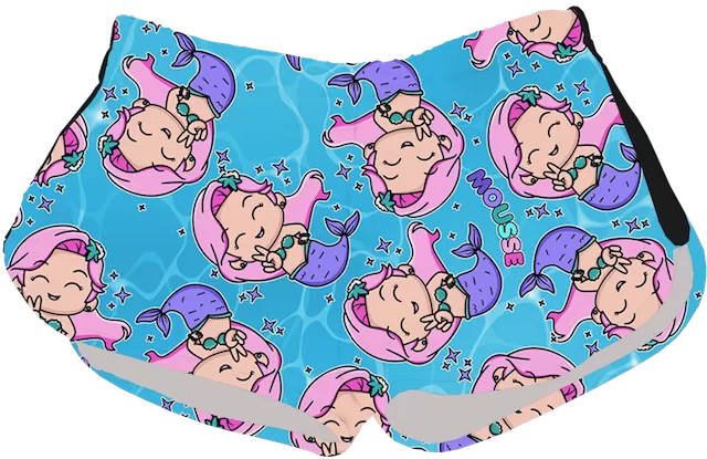 Shorts mare mermaid