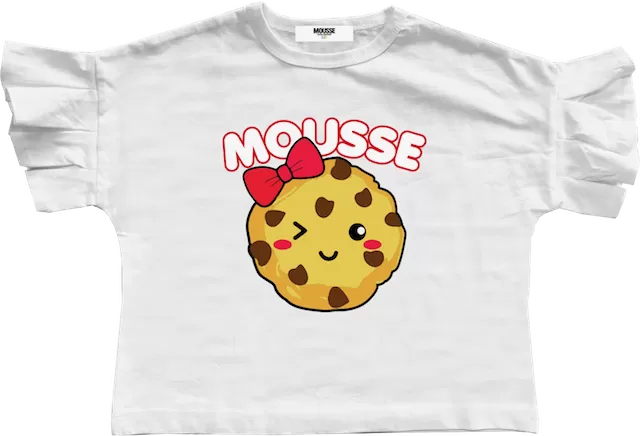 T-shirt crop cookies