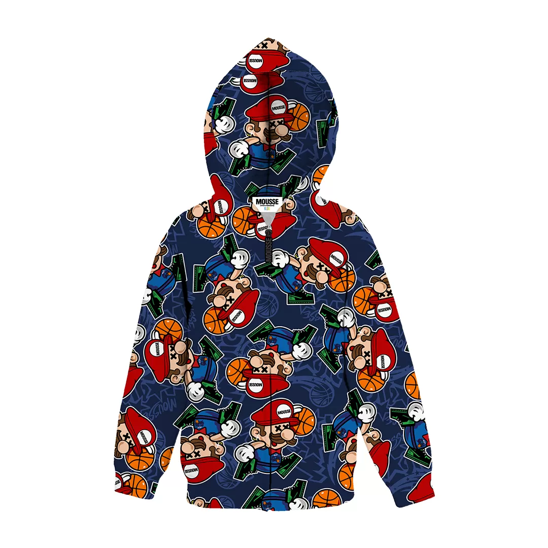 Felpa zip air mario 