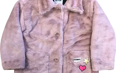 jacket ecofur pink