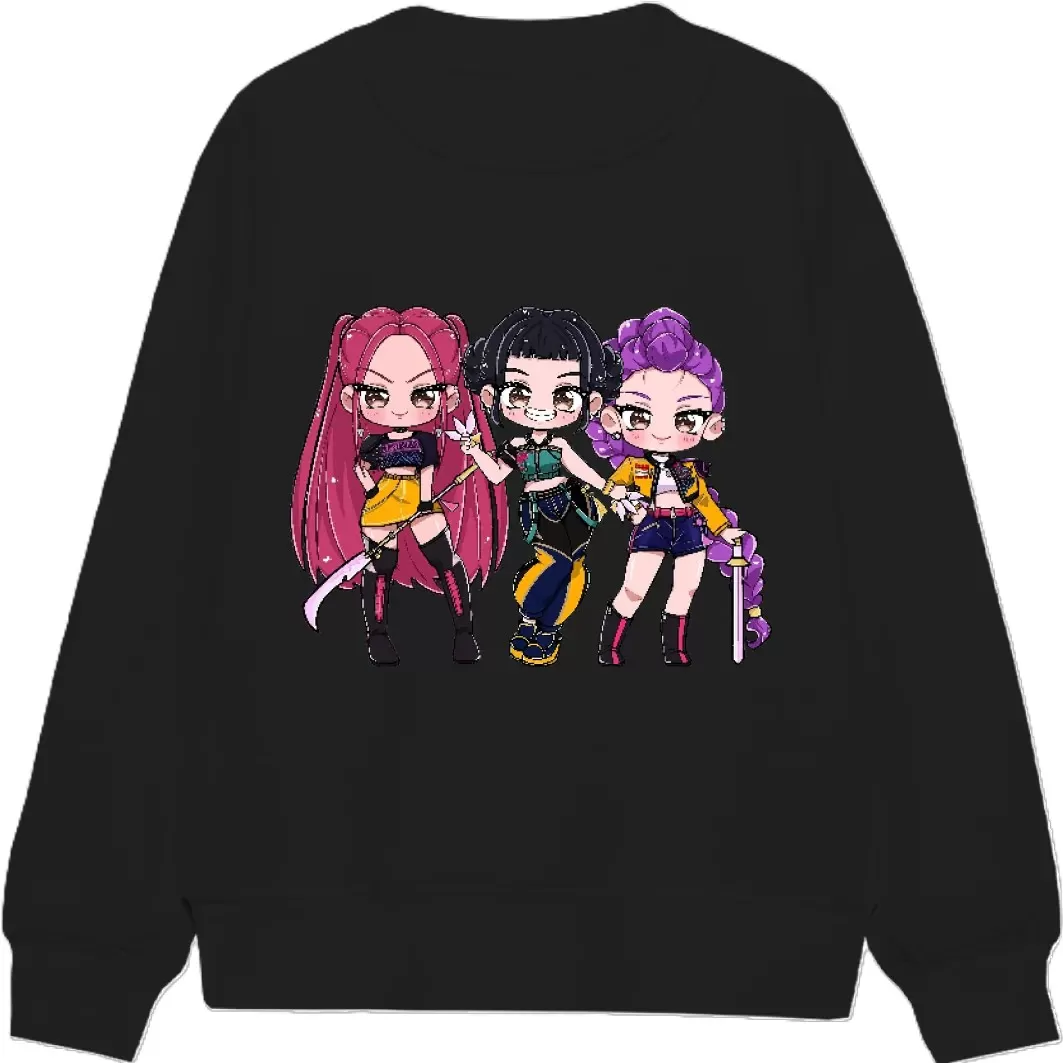 FELPA K-POP NERA felpata