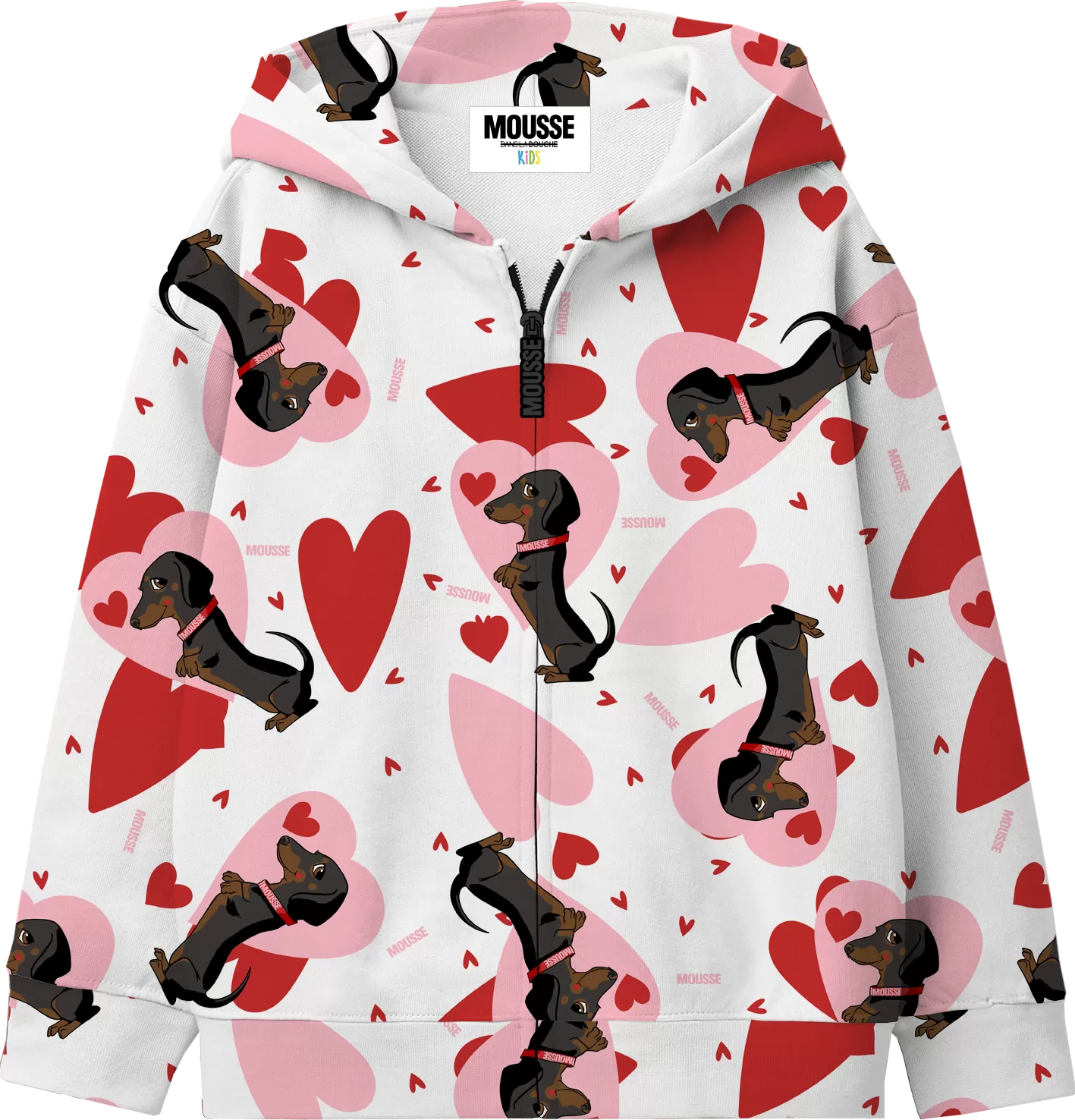 Felpa zip basset