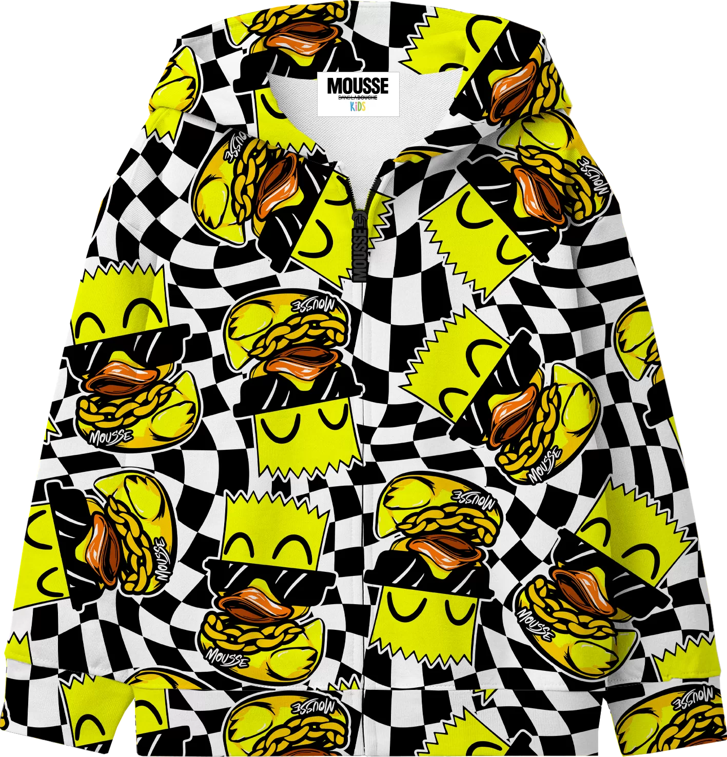 Felpa zip boss duck