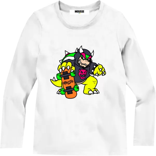 T-shirt manica lunga skate to school