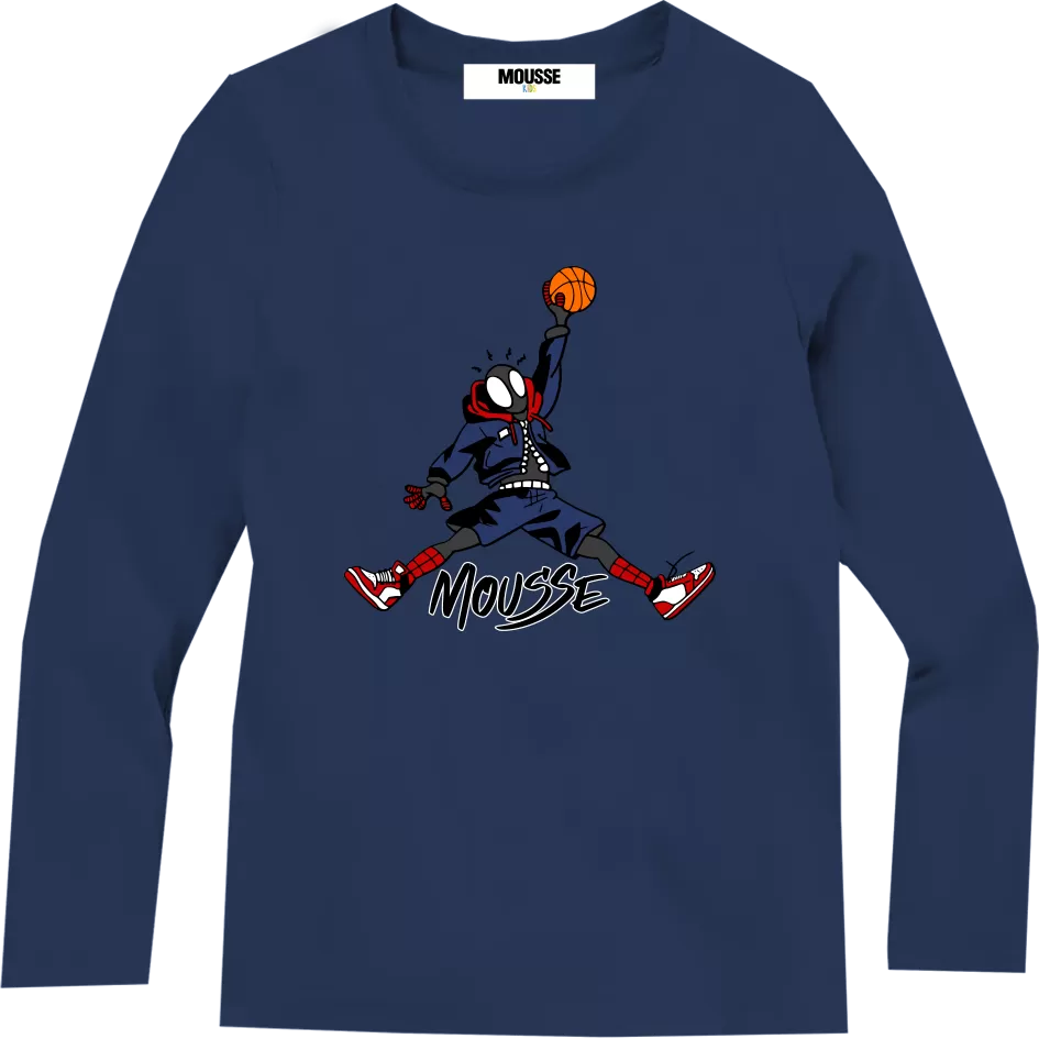 t-shirt manica lunga spinair navy