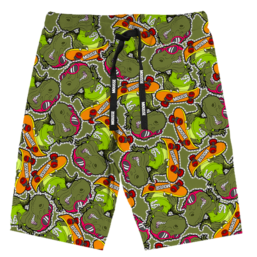 Bermuda felpa t-rex skate