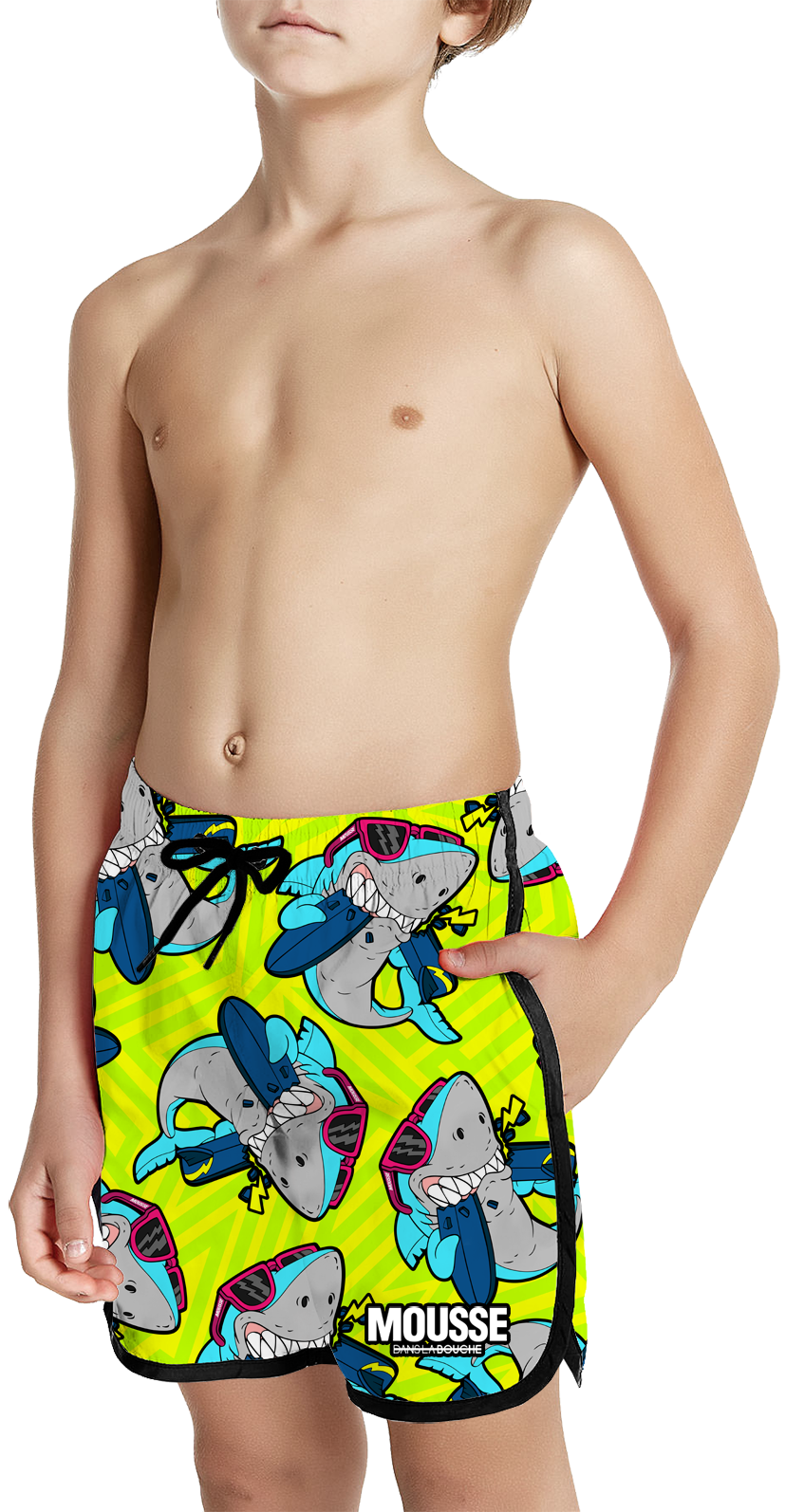 Boardshort shark bite