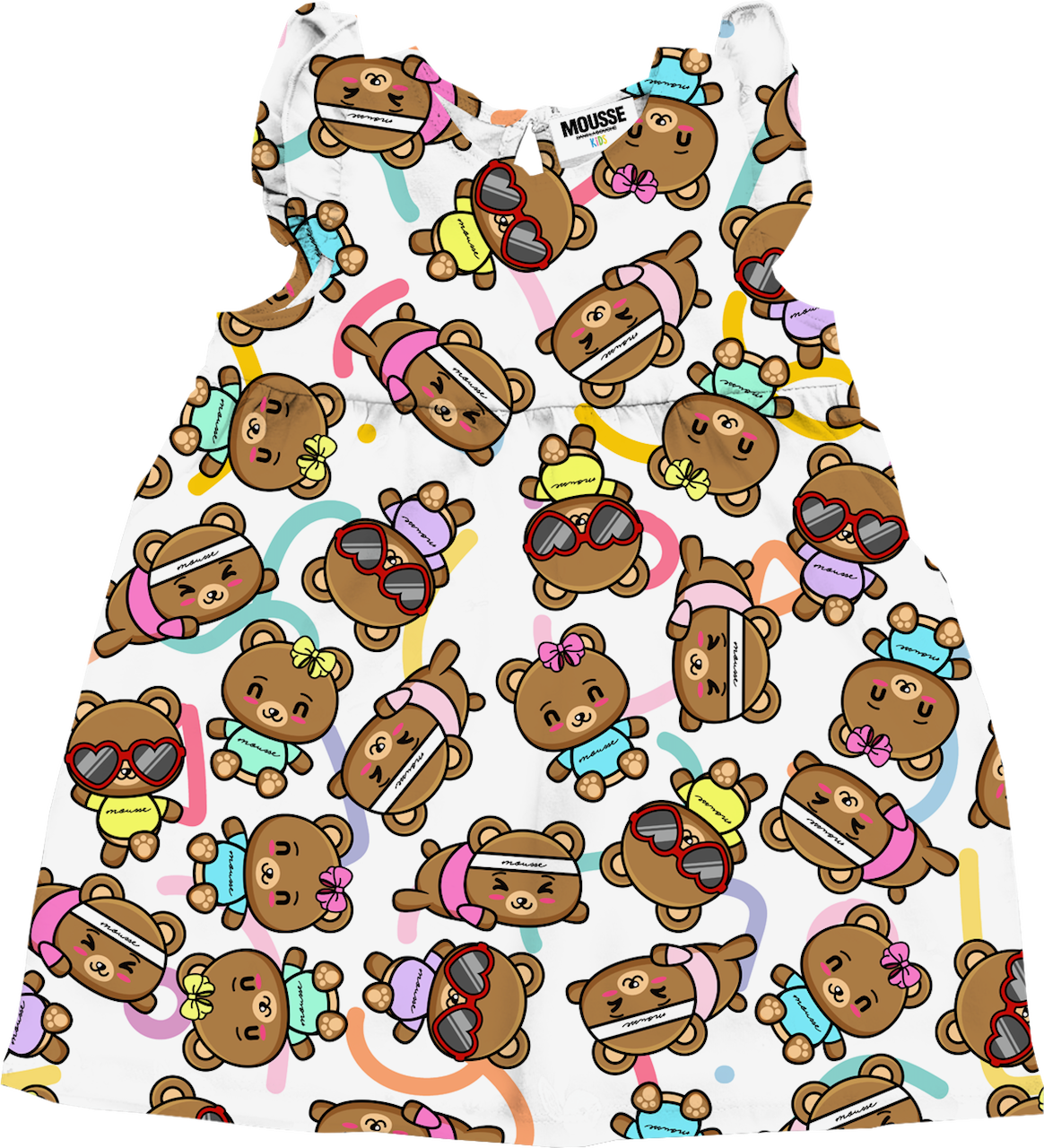 Abito jersey neonato teddy cool