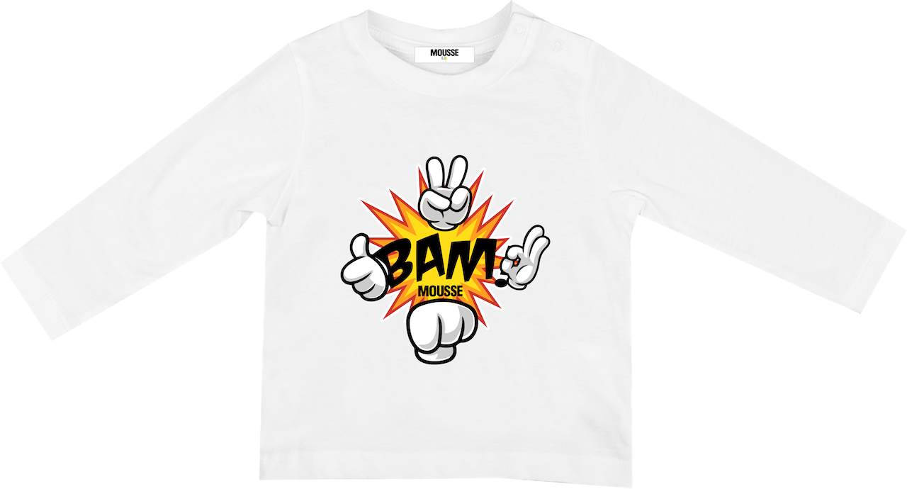 T-shirt ml neonato handcloud