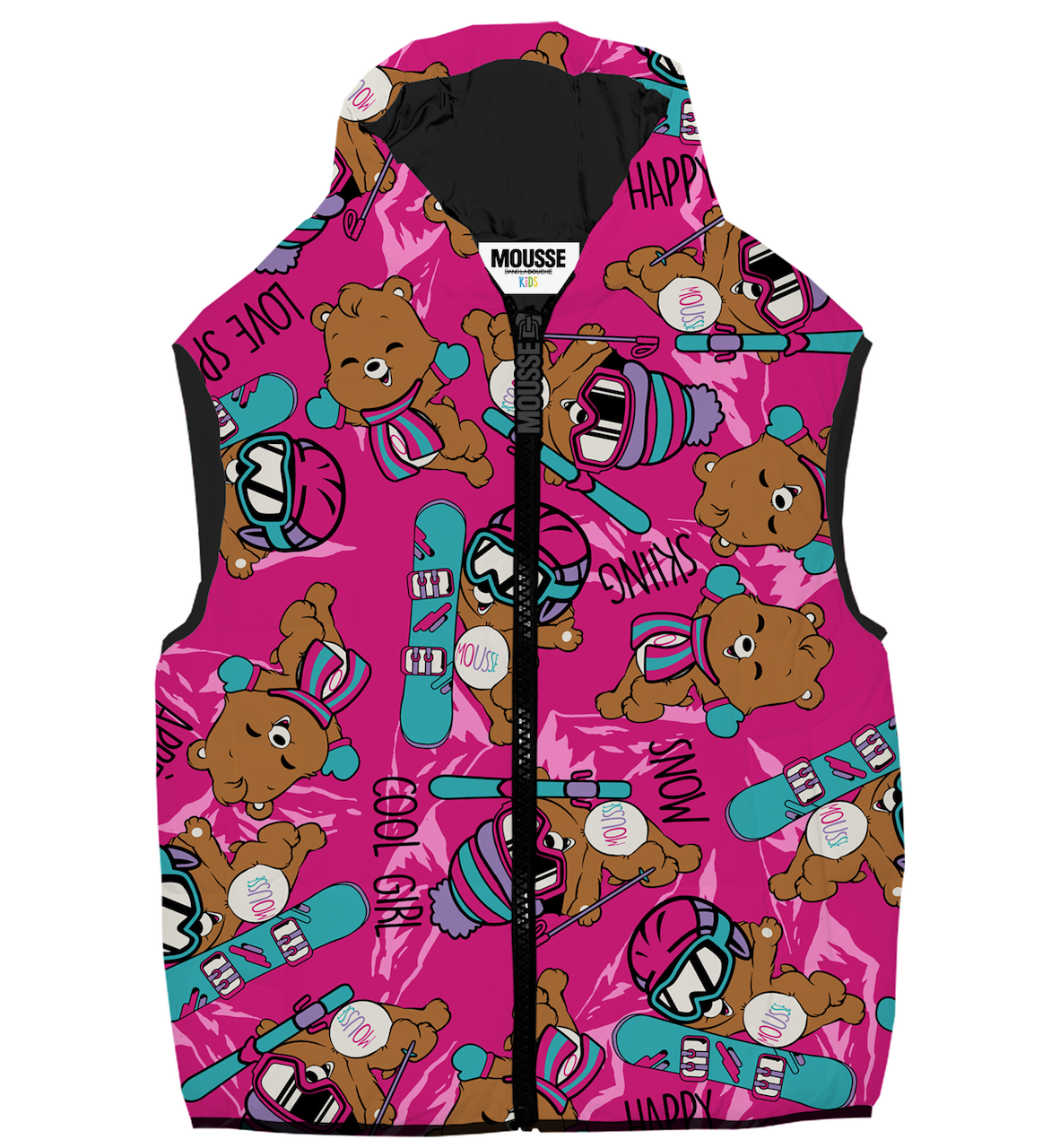 Piumino smanicato teddysky
