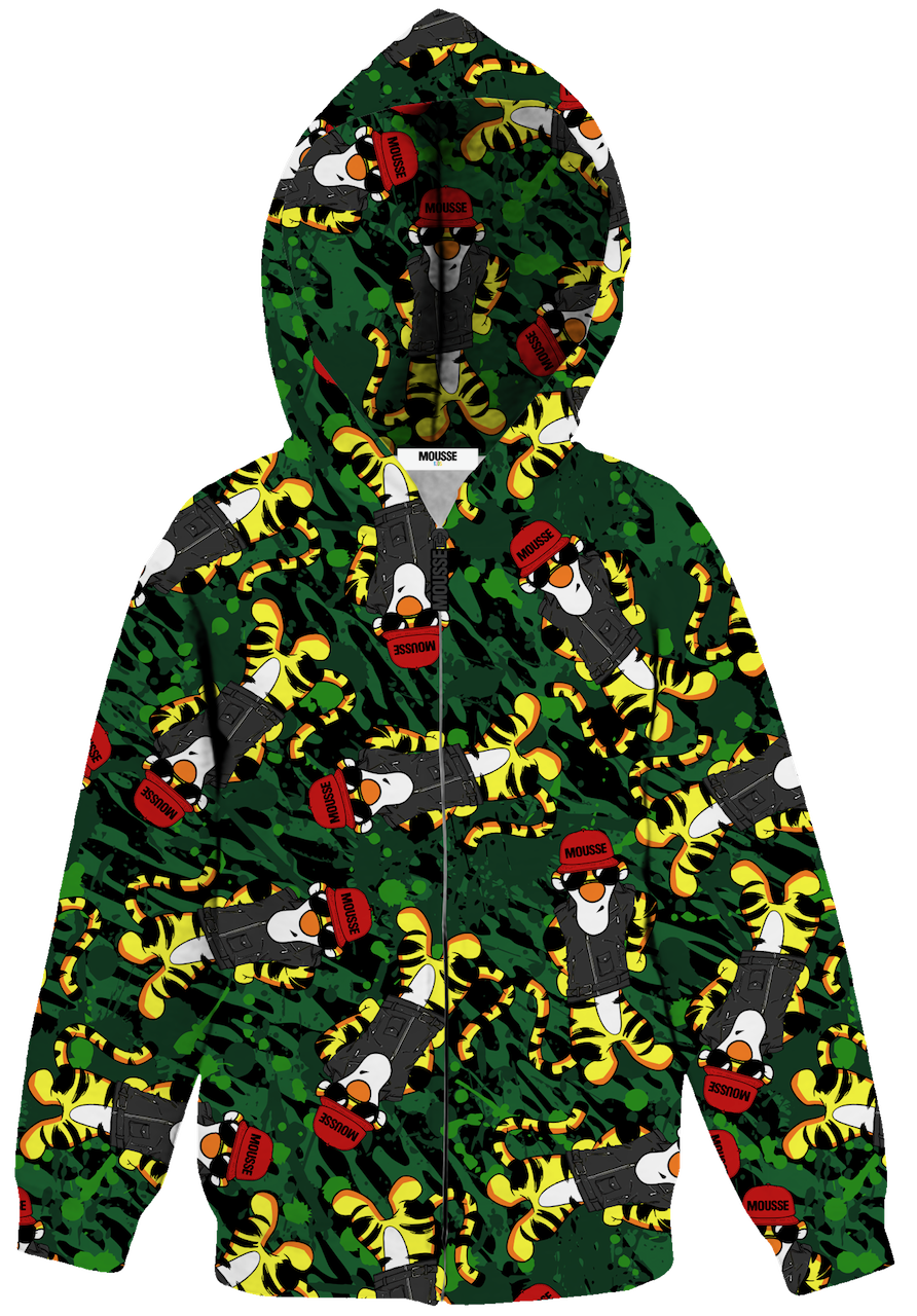 Felpa zip boss tiger