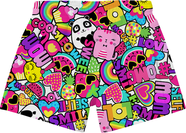 Shorts felpa girl pop