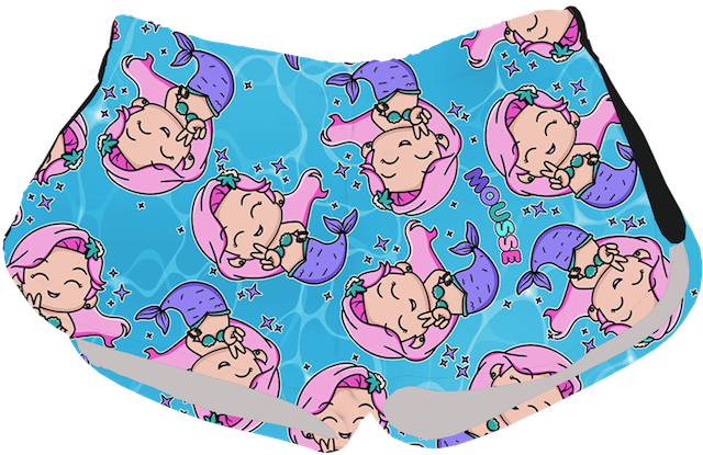 Shorts mare mermaid