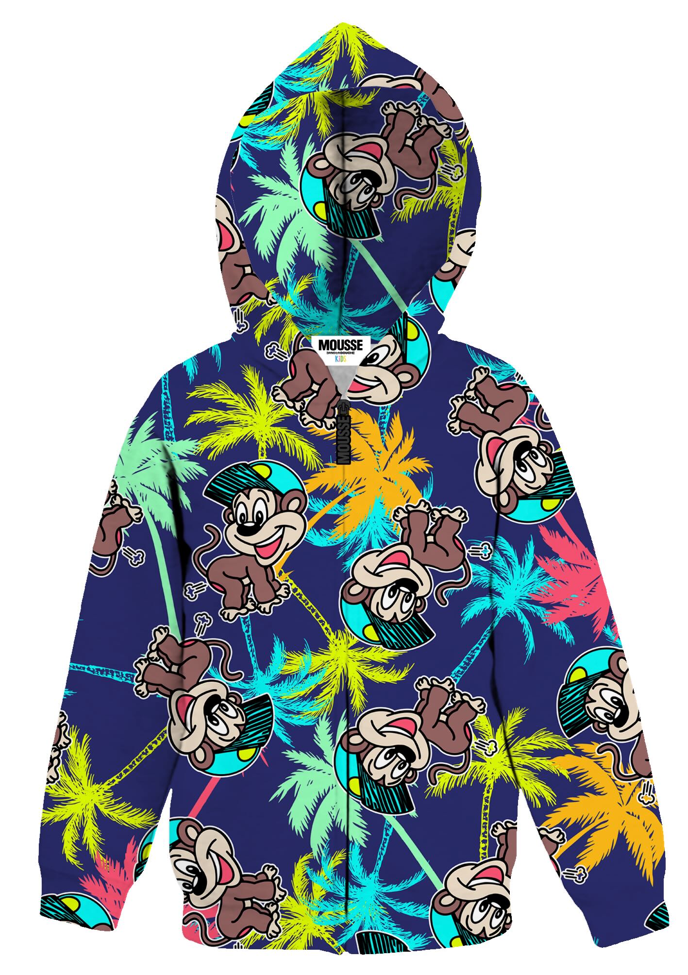 Felpa zip monkey