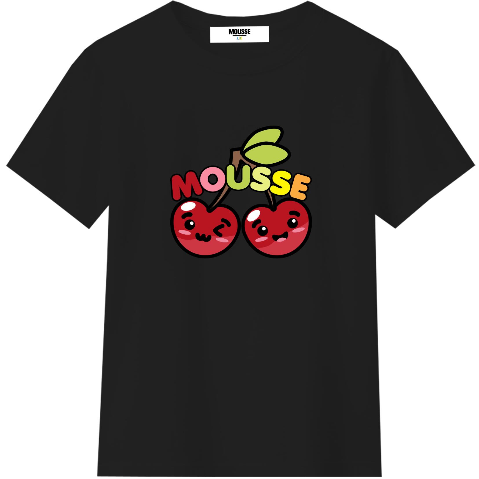 T-shirt manica corta leofriut black