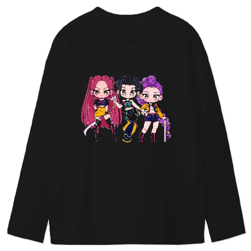 T-SHIRT ML K-POP NERA