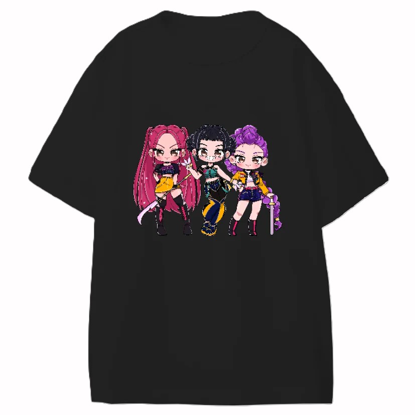 T-SHIRT K-POP NERA