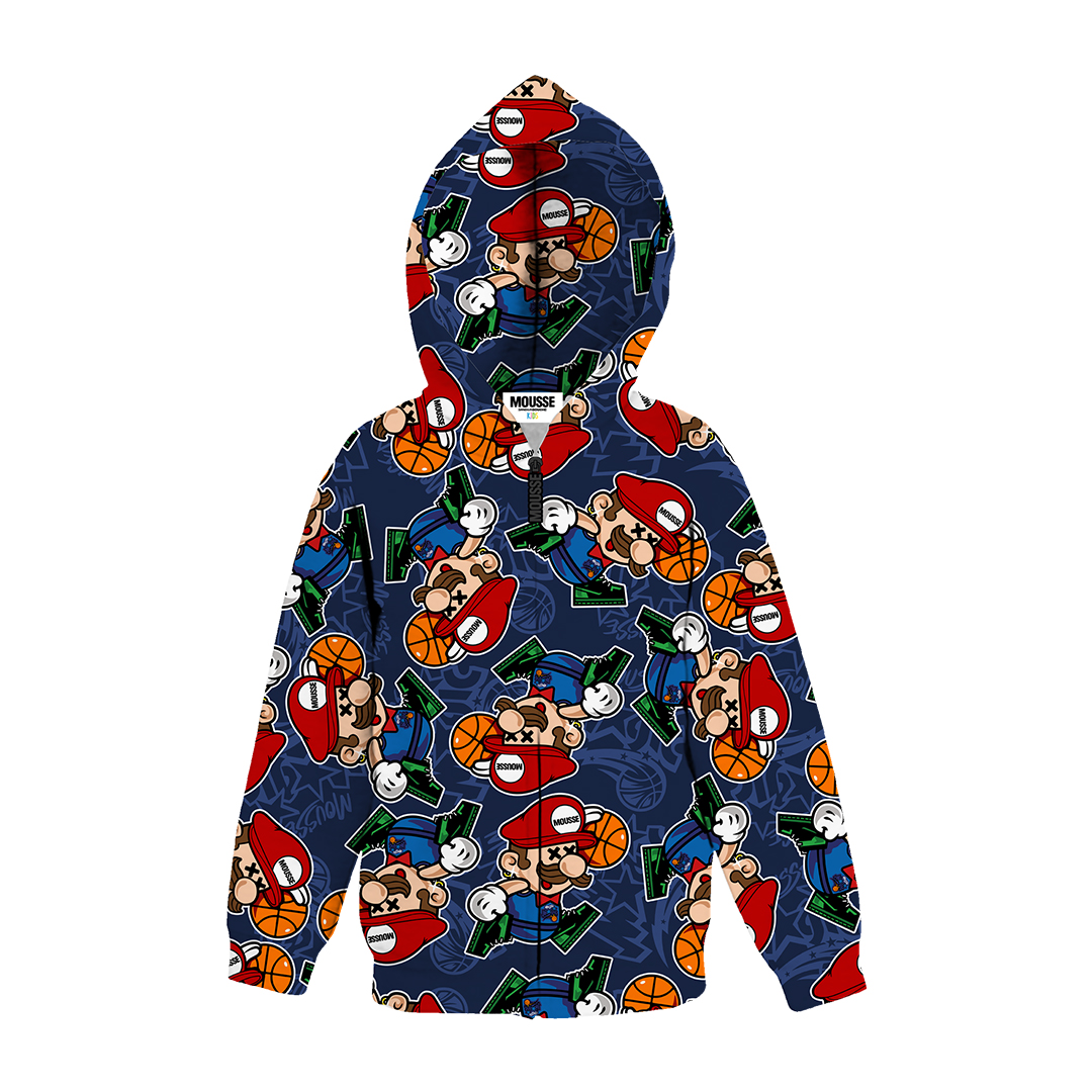 Felpa zip air mario 