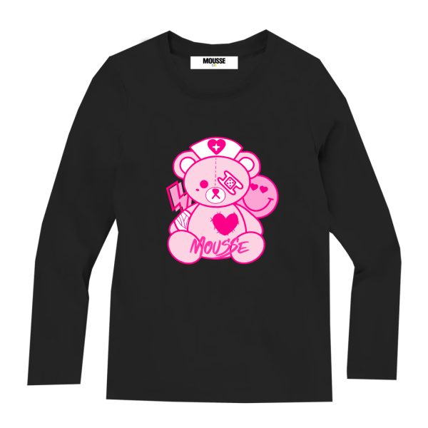 T-shirt manica lunga leoglam black