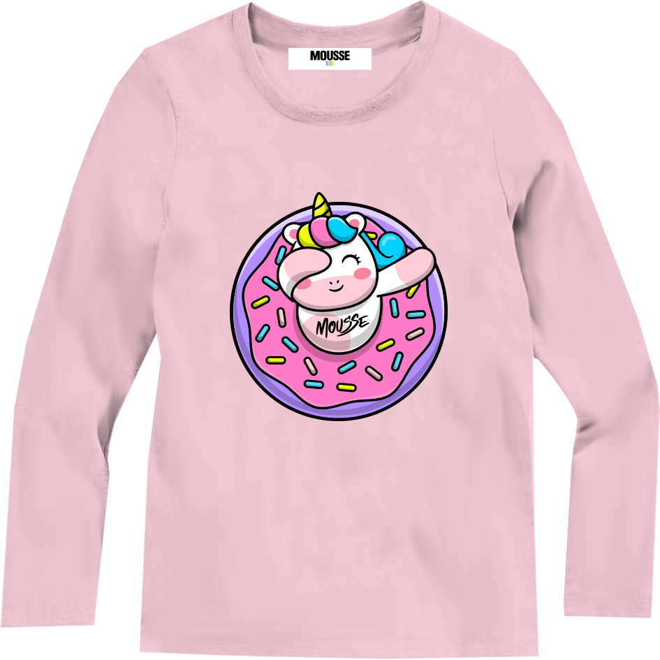 T-shirt manica lunga unistar pink