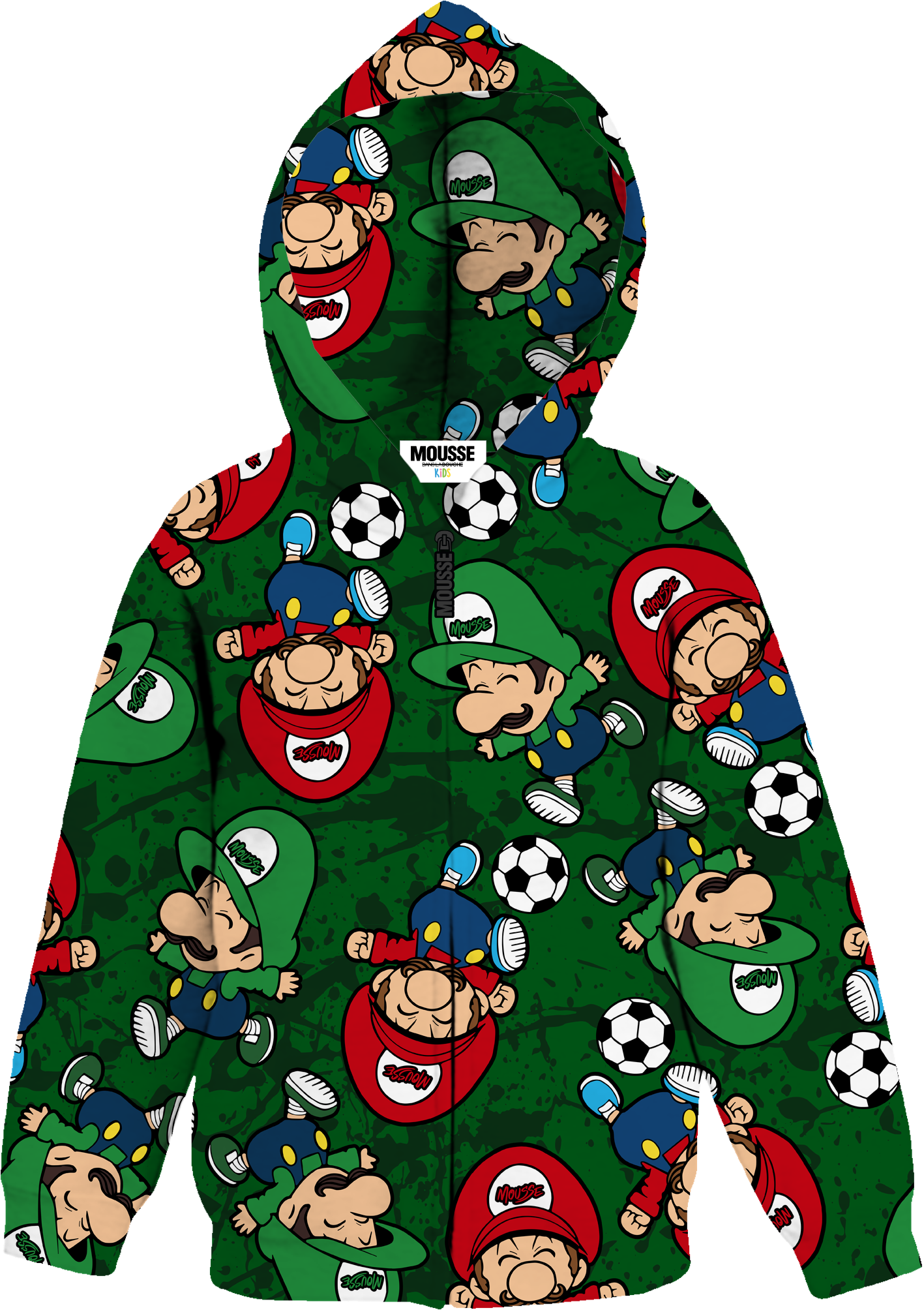 Felpa zip brossoccer