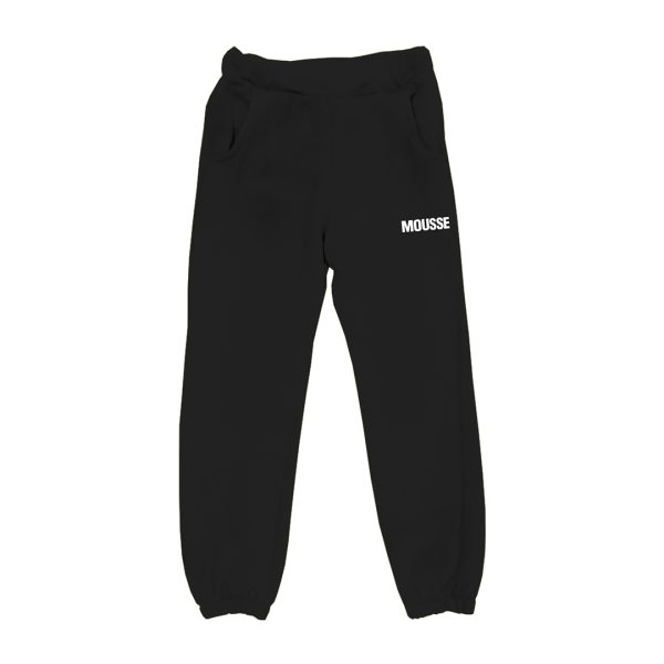 pantalone tuta nero logo 